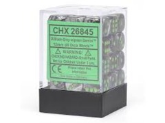 Chessex 36ct 12mm D6 - GY/GR